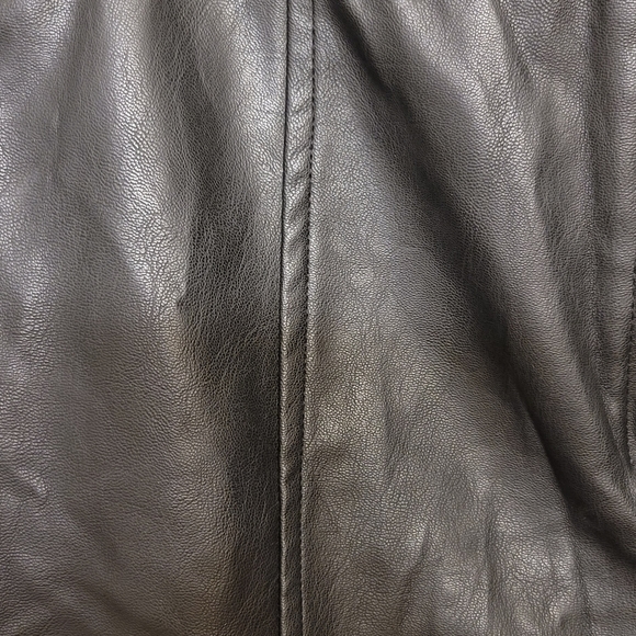 LEATHER SKIRT 💗 SZ Large - Picture 7 of 8